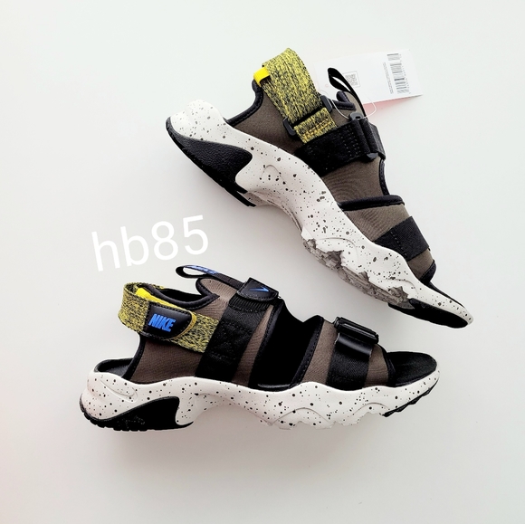 Nike Shoes | Nike Canyon Sandal Na Cargo Khakisignal Blue Men's 9 | Color: Black/Cream | Size: 9 | Pm-62171567's Closet